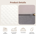 190x90x15 Folding Mattress Foldable Memory Foam with Washable