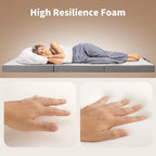 190x90x15 Folding Mattress Foldable Memory Foam with Washable