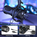 192khz 24bit USB Streaming Podcast PC Microphone