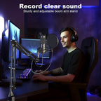 192khz 24bit USB Streaming Podcast PC Microphone