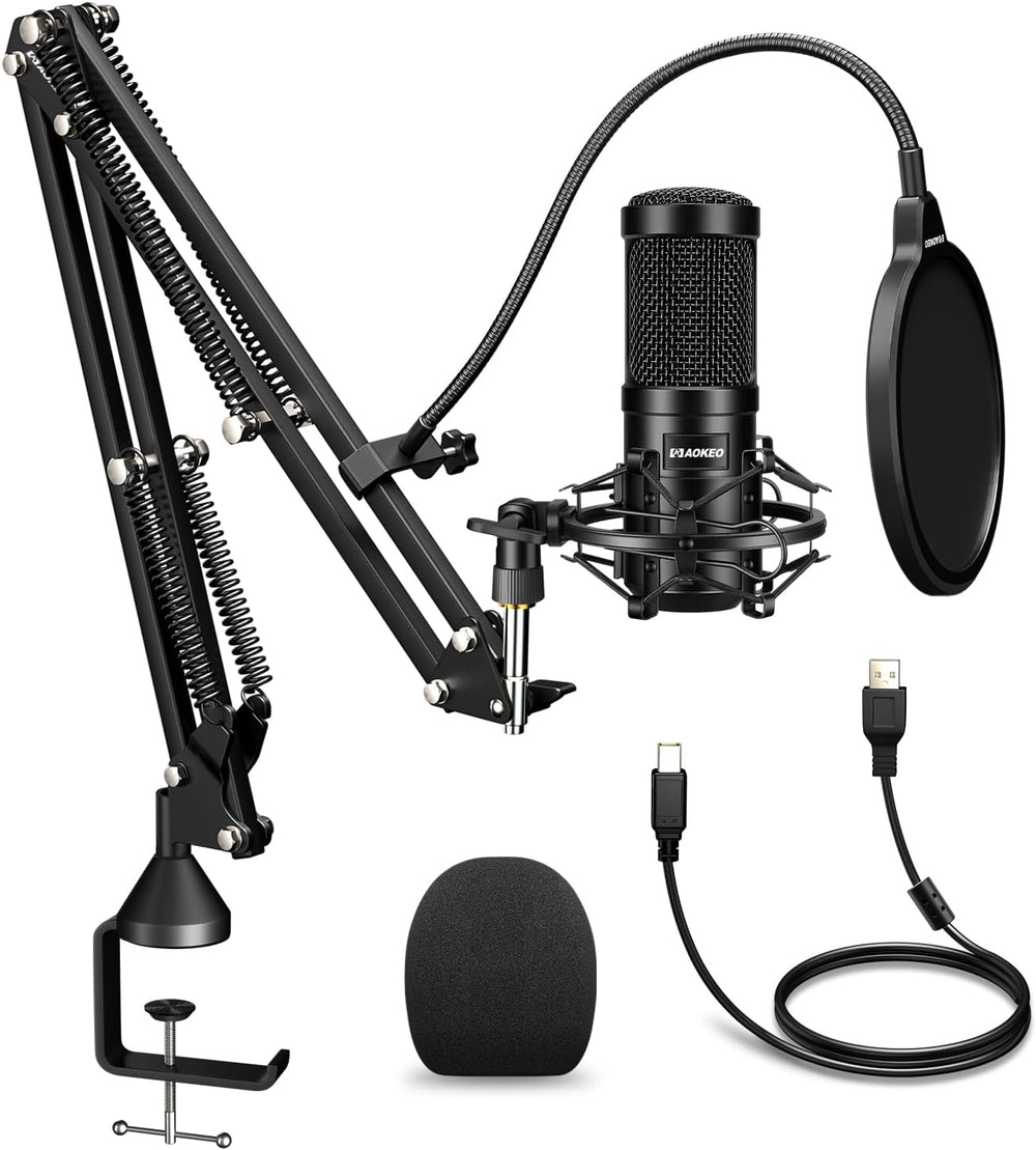 192khz 24bit USB Streaming Podcast PC Microphone