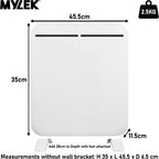 1KW Electric Panel Heater Wall Mounted Or Freestanding
