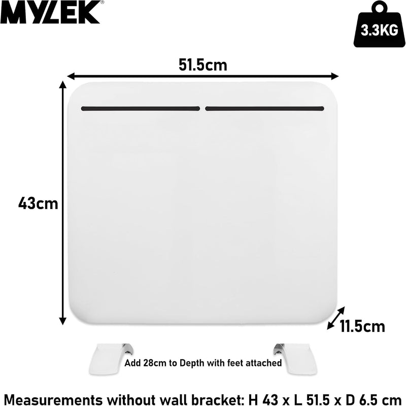 1KW Electric Panel Heater Wall Mounted Or Freestanding