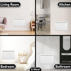 1KW Electric Panel Heater Wall Mounted Or Freestanding