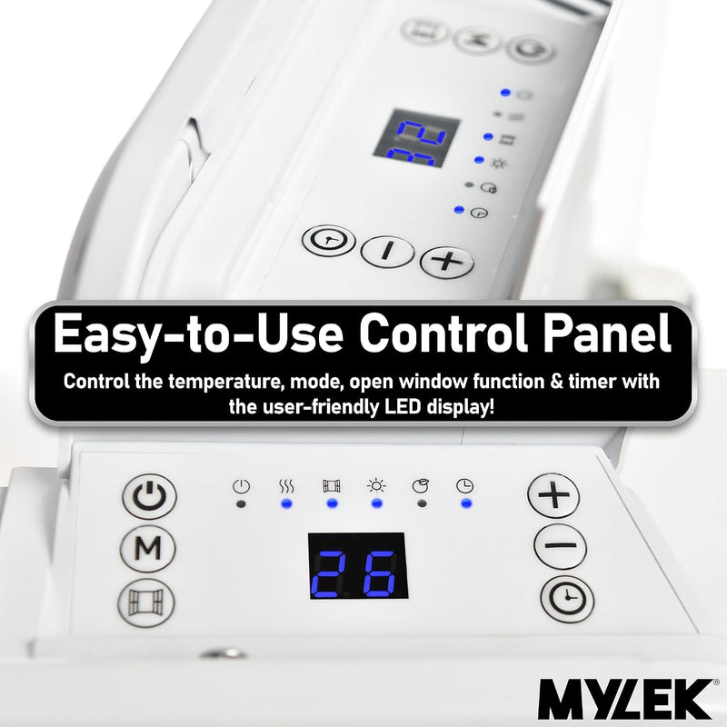 1KW Electric Panel Heater Wall Mounted Or Freestanding