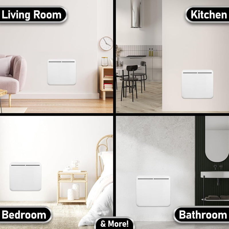 1KW Electric Panel Heater Wall Mounted Or Freestanding
