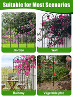 2.2 M Garden Trellis for Climbing Plants Trellises (4 Pack)