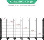 2.44m Outdoor Firewood Rack for Fireplace
