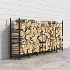 2.44m Outdoor Firewood Rack for Fireplace