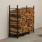 2.44m Outdoor Firewood Rack for Fireplace