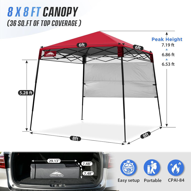 2 4x2 4 M Pop Up Canopy Tent