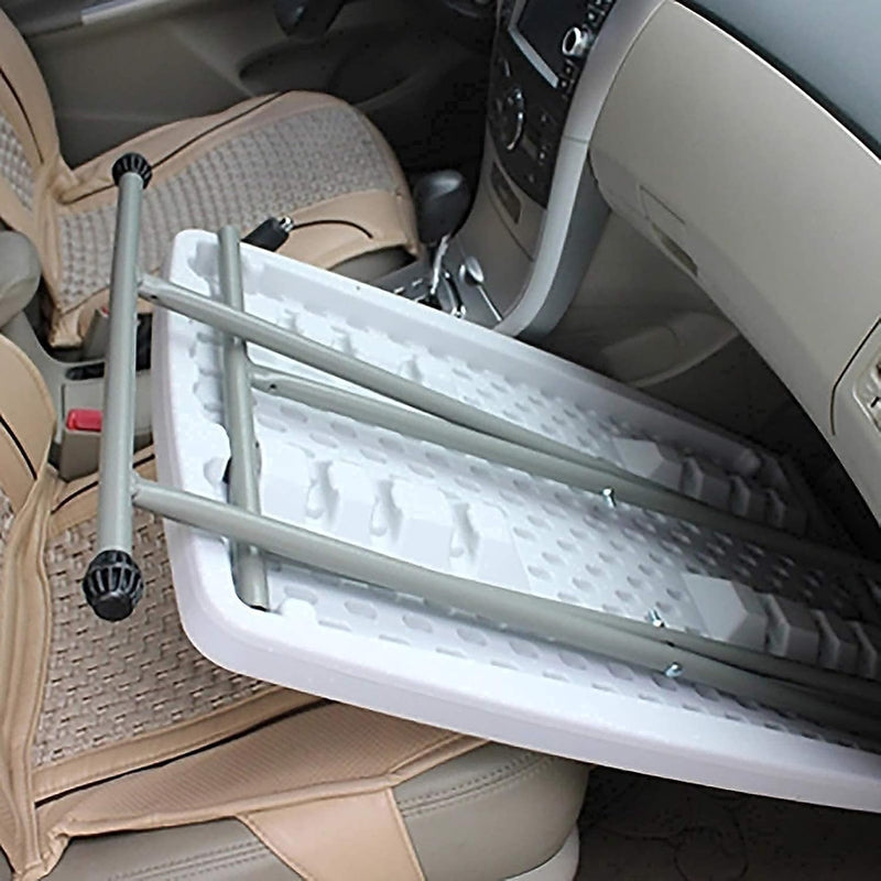 2.5FT Folding Table with Adjustable Heights Personal Plastic