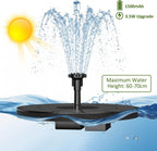 2.5W Outdoor Floating Solar Fountain Pond Pump