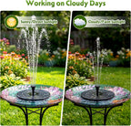 2.5W Outdoor Floating Solar Fountain Pond Pump