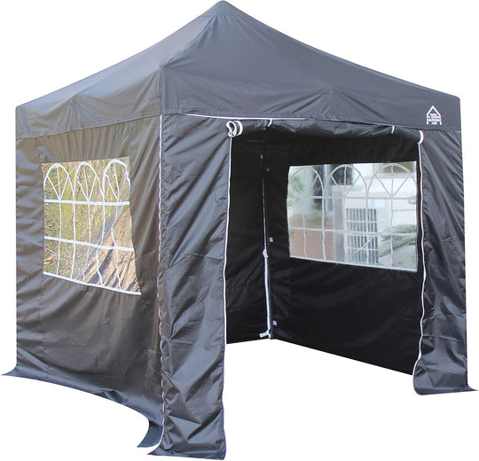 2.5x2.5 Fully Waterproof Pop Up Gazebo with 4