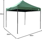 2.5x2.5m Pop Up Heavy Duty Fully Waterproof High-Grade