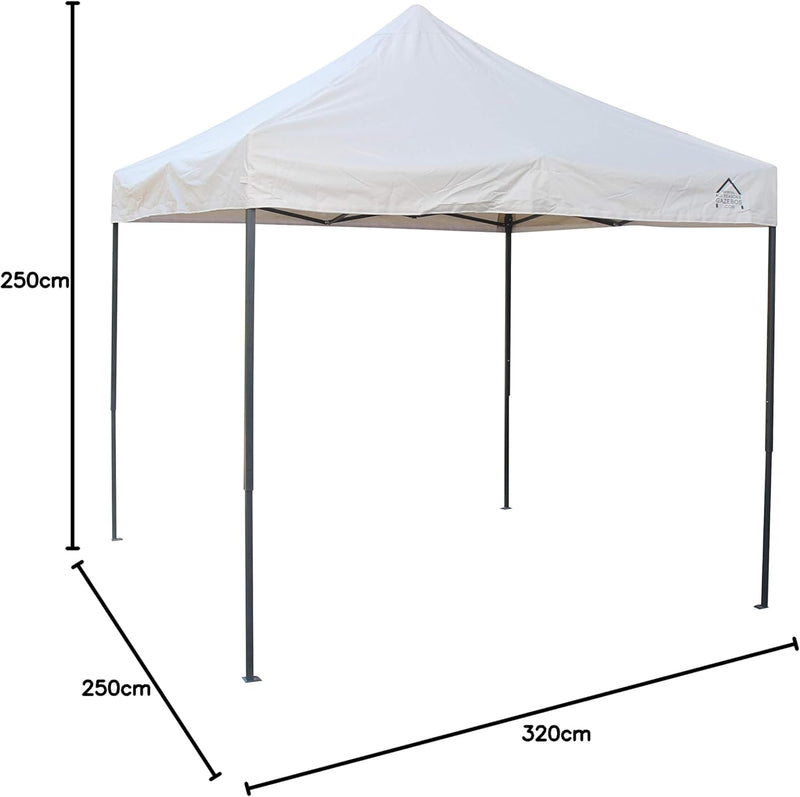 2.5x2.5m Pop Up Heavy Duty Fully Waterproof High-Grade