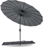 2.7m Garden Parasol Umbrella with Cover Crank