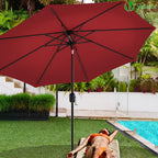 2.7m Garden Parasol Umbrella with Cover Crank
