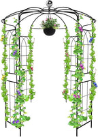 2.9m 4-Sided Metal Heavy Duty Birdcage Shape Garden