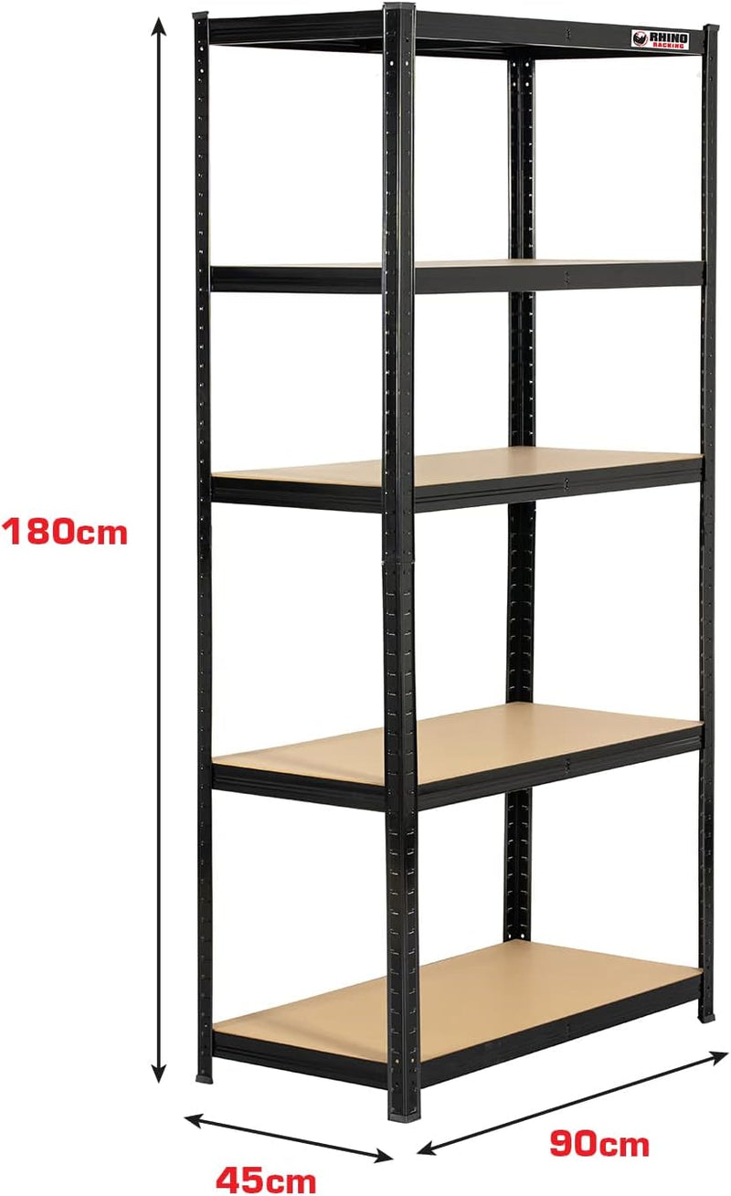 2 Bays 5 Tier Heavy-Duty Industrial Storage