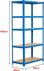 2 Bays 5 Tier Heavy-Duty Industrial Storage