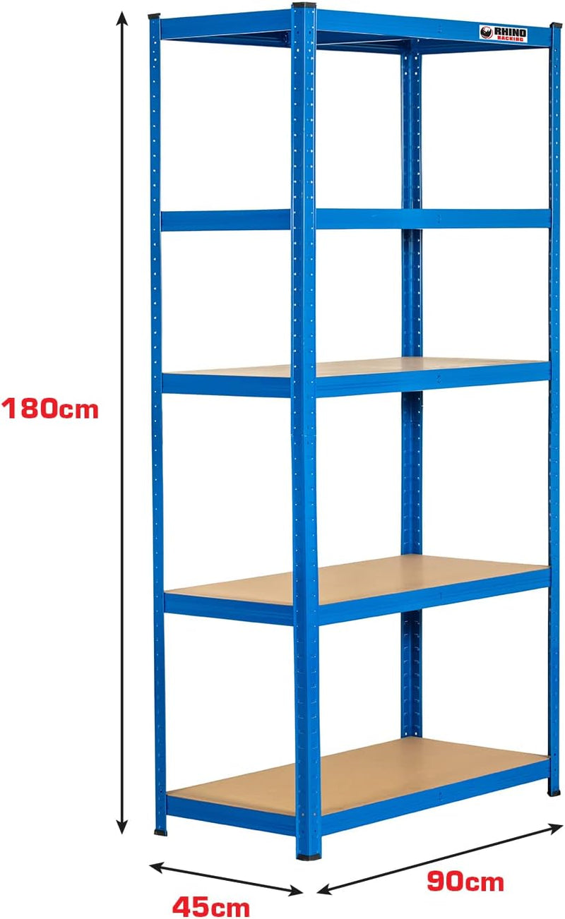 2 Bays 5 Tier Heavy-Duty Industrial Storage