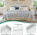 2-Drawer Bedside Table Small Storage Cabinet with Nightstand (Set of 2)