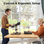 2-In-1 Bed Table Lap Desk Soft Cushions Adjustable
