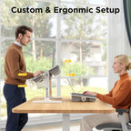 2-In-1 Bed Table Lap Desk Soft Cushions Adjustable