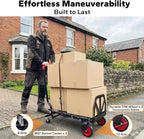 2-In-1 Foldable Trolley on Wheels 200KG Capacity
