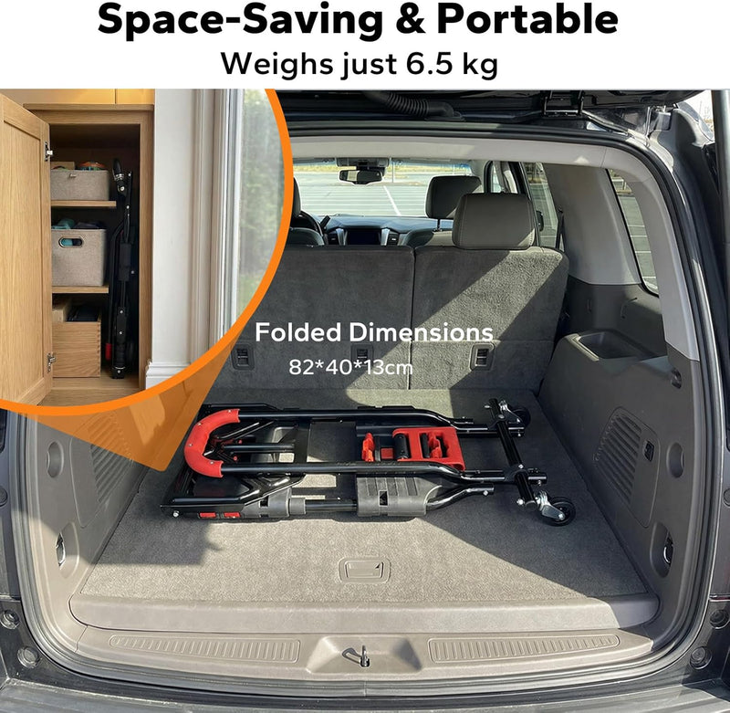 2in1 Folding Sack Truck 200KG Capacity Trolley Vertical