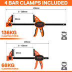 2-In-1 Folding Workbench 227KG Work Bench 454