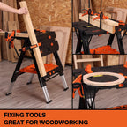 2-In-1 Folding Workbench 227KG Work Bench 454