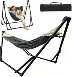2 in 1 Hammock Hanging Chair with Foldable
