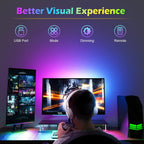 2-In-1 Under Monitor Light Bar Gaming Lights