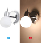 2-Light Wall Sconces Vanity Light with Clear Glass