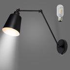 2-Light Wall Sconces Vanity Light with Clear Glass