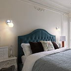 2-Light Wall Sconces Vanity Light with Clear Glass