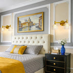 2-Light Wall Sconces Vanity Light with Clear Glass