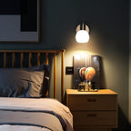 2-Light Wall Sconces Vanity Light with Clear Glass