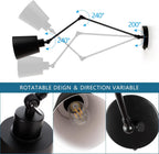2-Light Wall Sconces Vanity Light with Clear Glass