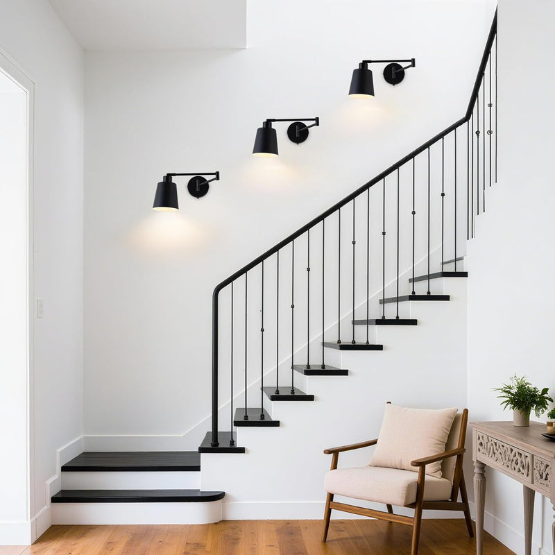 2-Light Wall Sconces Vanity Light with Clear Glass