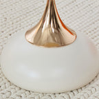 2-Pack Modern Round Side Table Tabletop Pedestal Base