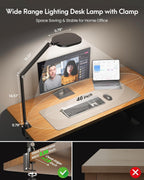 2 Packs LED Desk Lamp for Home Office