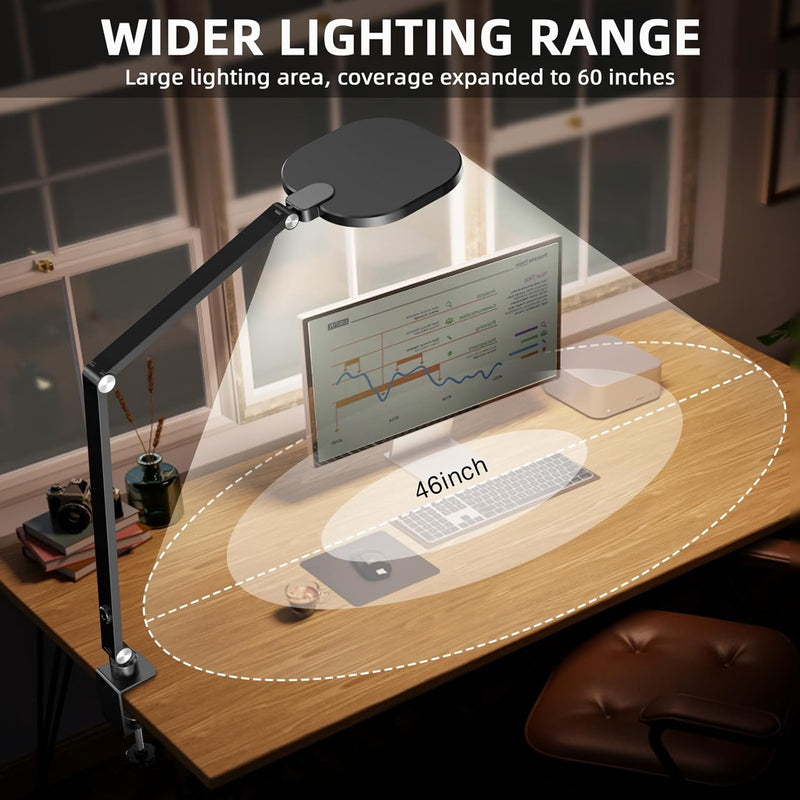 2 Packs LED Desk Lamp for Home Office
