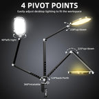 2 Packs LED Desk Lamp for Home Office