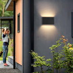 2 Pcs Outdoor Up and Down Lights Mains