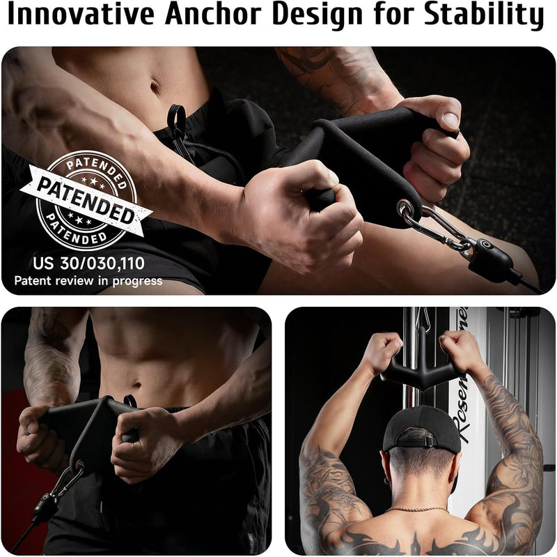 2-Pcs Set Lat Pulldown Attachments for Back Training