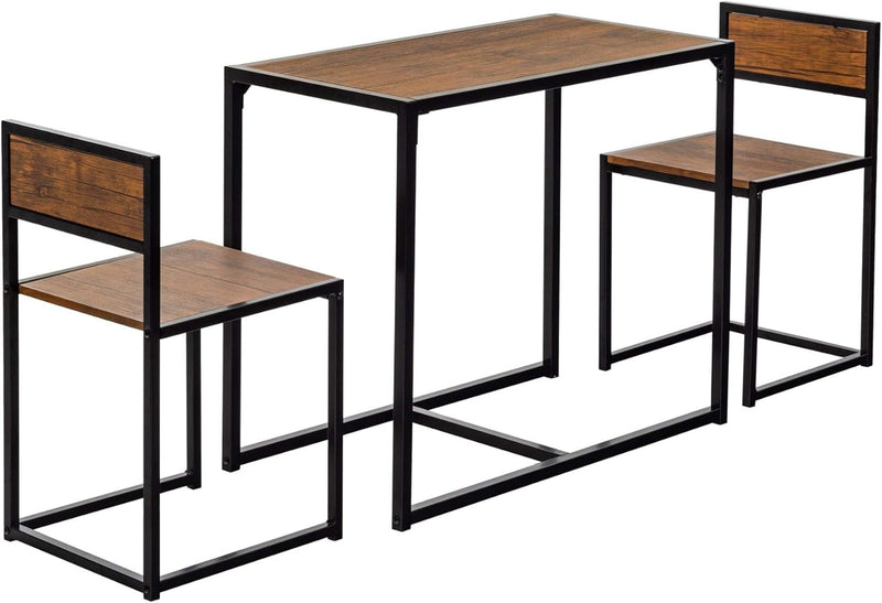 2 Seater Compact Dining Set 2 Chairs